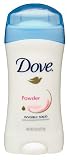 Dove Antiperspirant & Deodorant, Invisible Solid, Powder, 2.6-Ounce Stick (Pack of 6)