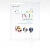 New Memorex Cd Labels Refills High Opacity Brightness Free Copy Of Expressit Labelmaker Software