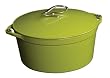 Lodge Enameled Cast-Iron 7-Quart Dutch Oven, Apple Green
