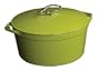 Lodge Enameled Cast-Iron 7-Quart Dutch Oven, Apple Green