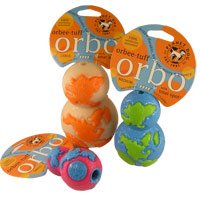 Planet Dog Orbee Tuff Orbo Ball – Large – Glow/orange