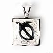 STERLING SILVER PENDANT - 21mm Turtle