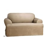 Cotton Duck T-Cushion Slipcover Collection - Linen