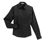 NEW Port Authority - Ladies Lightweight Stretch Poplin Shirt Black-XL