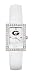 Georgia Bulldogs Ladies Allure Watch White Leather Strap