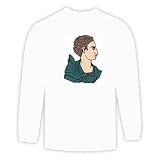 Long Sleeve T-shirt with Italy, sculpture, profile, face, Europe, woman, statue