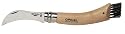Opinel 254144 Pilzmesser, Sandvik-Stahl, Buchenholz, Wildschweinborsten