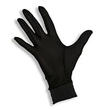 JASMINE SILK Pure Silk Gloves Thermal Liner Glove Inner Gloves (Large)