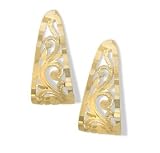 14KT Filigree Post Earrings