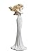 11.25 inch White Glazed Porcelain Female Figurine Feigning Sleep