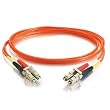 Cables To Go 37979 LC/LC Plenum-Rated Duplex 50/125 Multimode Fiber Patch Cable (10 Meter, Orange)