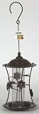 Hayes 12113 Kingsley Bird Feeder, Restoration Bronze, Clear Plastic and Blue Beads