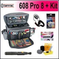 Tamrac 608 Pro System 8 (Black) Plus Camera Accessory Package