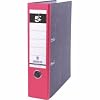 5star Ordner A4 Wolkenmarmor 80mm rot