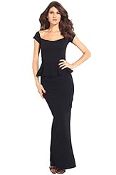 Sexy Checkered Print Polyester Cocktail Peplum Club Dress/Evening Dress/Party Dress 