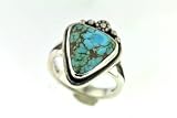 Turquoise Ring with Number 8 Turquoise