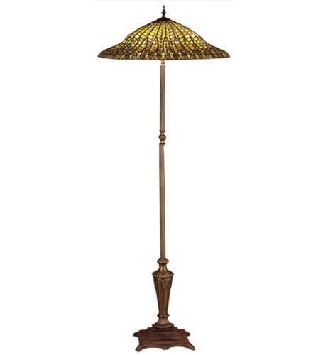 Meyda Tiffany 30994 Floor Lamp, Mahogany Bronze Finish with Stained