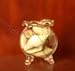 Miniature Clear Glass Bowl Filled with Seashells