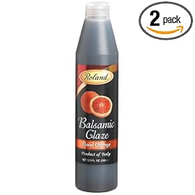 Roland Balsamic Glaze, Blood Orange, 12.9-Ounce Bottles (Pack of 2)