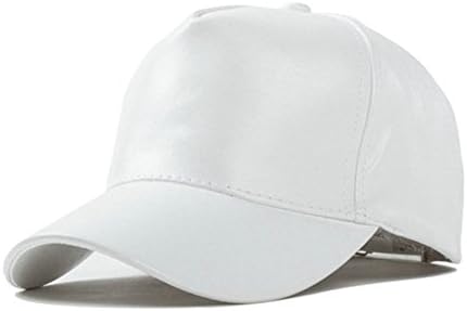 Fashion Women Men Solid Simple Leathe Hats Baseball Caps Wild Hat