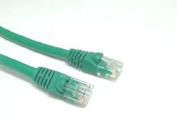 Micro Connectors Cat 5e UTP Molded Snagless RJ45 Networking Patch Cable - 10 Pack (3 feet, Green)