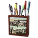 Sandy Mertens New Jersey - Asbury Park Early 1900s - Tile Pen Holders-5 inch tile pen holder