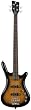 Warwick Corvette Bass Guitar Basic 4-String, Almond Sunburst High Polish