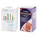 Alli 120c Refill Pack and Natrol Carb Intercept 120c Combo Stack