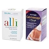 Health & Personal Care : Alli 120c Refill Pack and Natrol Carb Intercept 120c Combo Stack