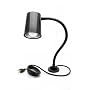 Danray Products LLC LMP-18M 18-Inch Snake-Arm Lamp with Magnetic Base and 6-Foot Cord, Gloss Black