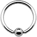 12 Gauge Steel Bcr Captive Ring 5/8 Inches 5mm