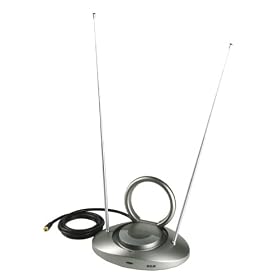 Click here to buy RCA ANT301 VHF UHF FM Amplified Indoor Antenna by RCA.