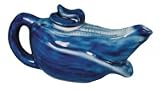 Kitchen & Housewares : Blue and White Teapot - corn motif, porcelain