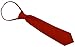 Boys Solid Satin Long Tie From Baby to Teen (2T-4T, Red)