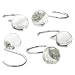 Isaac Mizrahi Mixmaster Lucite Shower Curtain Hooks