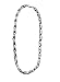 Sterling Silver Drop Links Necklace From the Eros Collection By Mauricio Serrano Jewelry