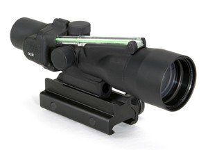Acog 3 X 30 Scope Dual Illuminated Horseshoe/Dot .223 Ballistic Reticle, Green