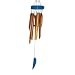 Asli Arts Med Blue Ring Bamboo 24 Inch Wind Chime