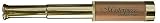 Masterpiece Collection Lookout 25x40 Telescope, Brass Spy Glass, Real leather finish