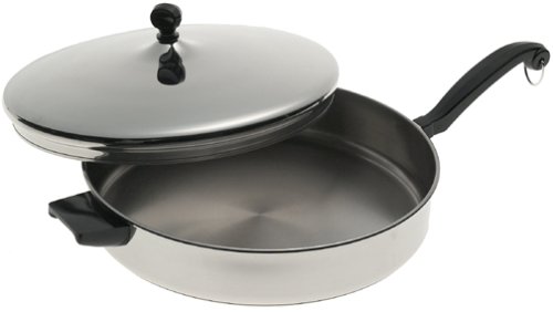 Farberware Classic 12-Inch Fry Pan with Lid and Helper Handle