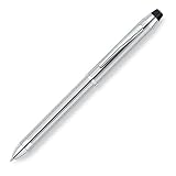 Cross Tech 3, Lustrous Chrome, Mutli-Function Pen, with Black and Red Ballpoint Ink and .05mm Pencil (AT0090-1)