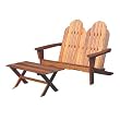 Cedar Adirondack Settee