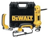 DEWALT DW660SK Heavy Duty 5-Amp 30,000 RPM Rotary Cut-Out Tool with 1/8-Inch and 1/4-Inch Collets, Side Handle, and Circle Cutter