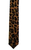 RETRO LEOPARD PRINT SKINNY TIE