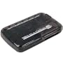 Mini All-in-1 Memory Card Reader Black Compatible with: Secure Digital: miniSD (with adapter), microSD/TransFlash (with adapter), Compact Flash: CF I, CF II, CF Ultra II, MicroDrive, xD Picture Cards, Memory Stick: Memory Stick, Memory Stick Pro, Memory Stick Duo, Multimedia Card: MMC I, MMC II, RS-MMC, HS-MMC - Compatible with Sony, SanDisk, Toshiba, Lexar