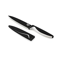 Kuhn Rikon 4.5-Inch Nonstick Colori Utility Knife, Black