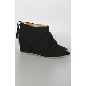 80%20 The Georgie Handkerchief Tie Hidden Wedge in Black,Shoes for Women