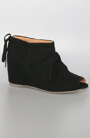80%20 The Georgie Handkerchief Tie Hidden Wedge in Black,Shoes for Women from 80%20