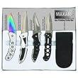 Maxam 5pc Folding Knife Set