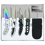 Maxam 5pc Folding Knife Set